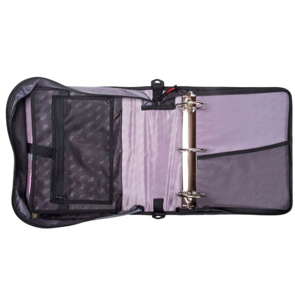 Case-it The Mighty Zip Tab Zipper Binder - 3 Inch O-Rings - 5 Color Tab - Picture 3 of 3